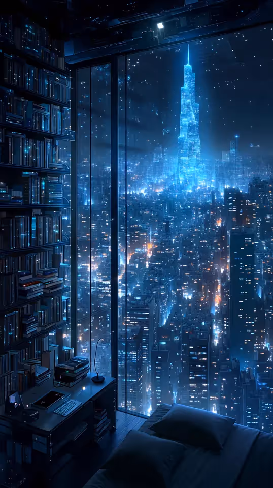 Cyberpunk Megacity Loft