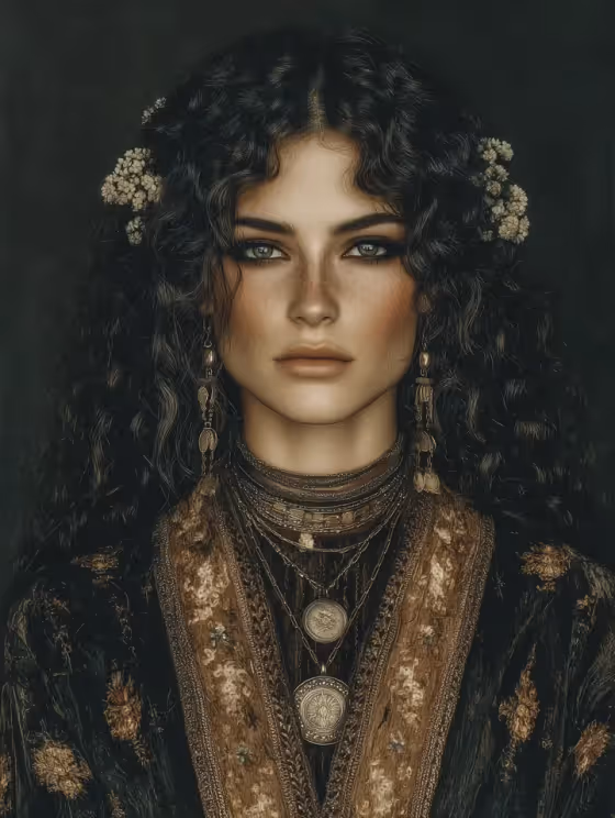 Bohemian Mystic Portrait