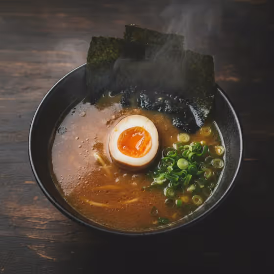 Moody Ramen Flatlay