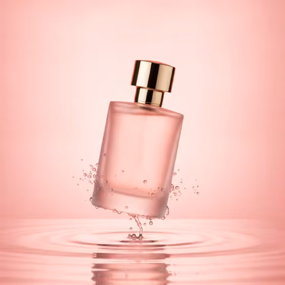 Floating Bottle Mockup