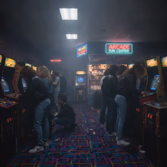 Retro Arcade Interior