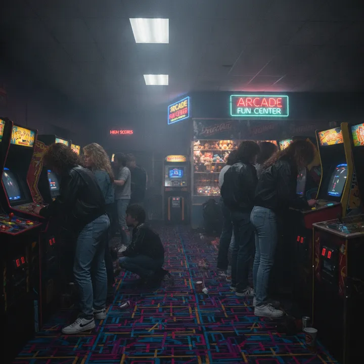 Retro Arcade Interior