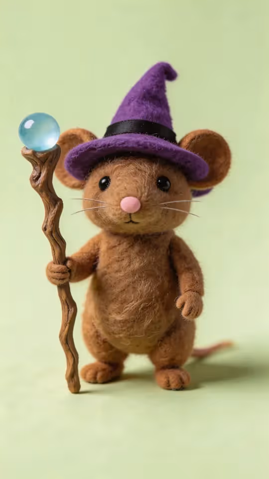 Felted Critter Wizard