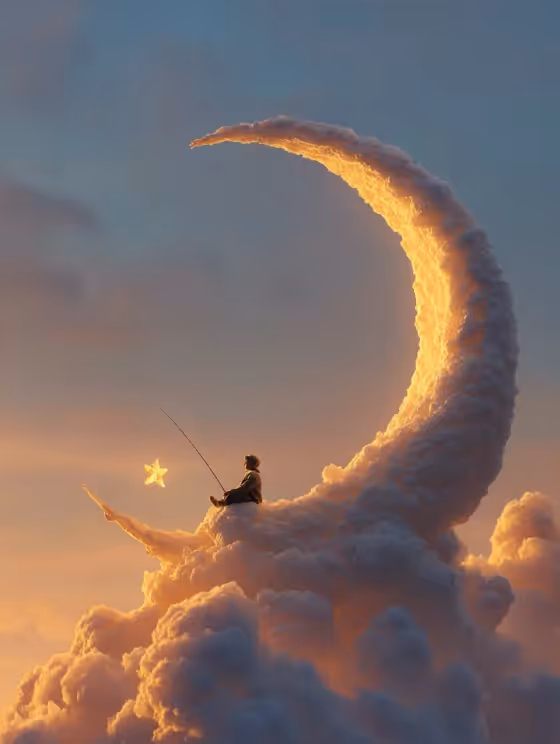 Crescent Moon Dreamscape
