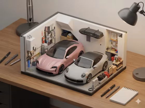 Chibi Miniature Garage