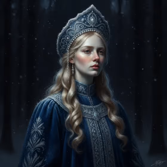 Folklore Chiaroscuro Portrait