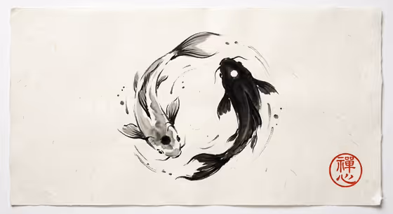 Sumi-e Balance template result