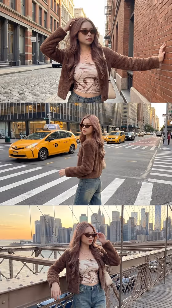 Street Fashion Triptych