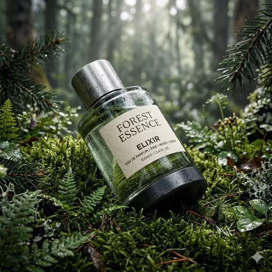 Forest Elixir Bottle template result