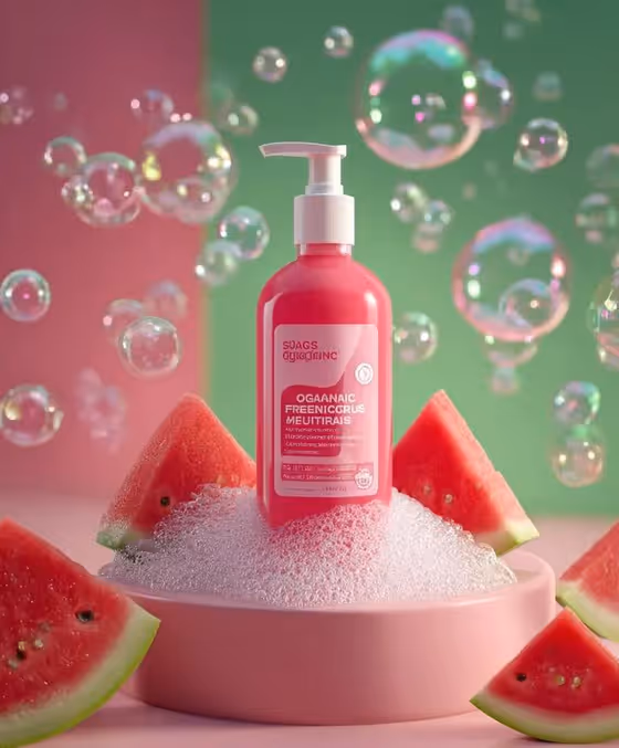 Foamy Fruit Ad template result