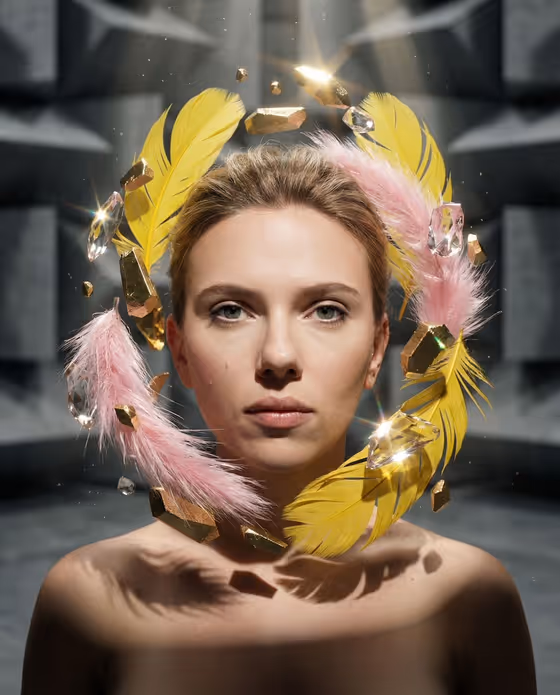 Surreal Collision Portrait