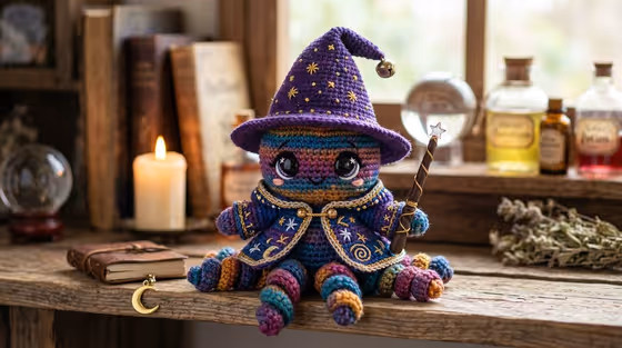Amigurumi Wizard Plush
