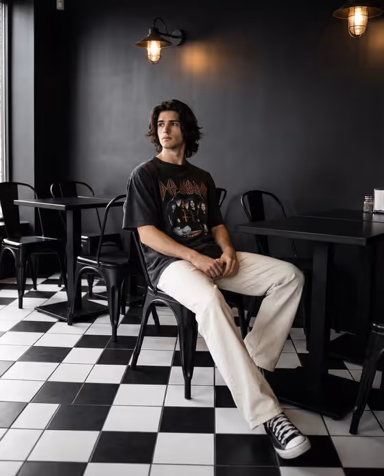 Cinematic Cafe Portrait