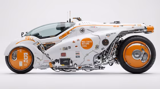 Photoreal Car Transform template result