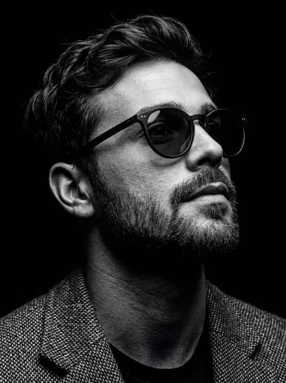Chiaroscuro Portrait template result