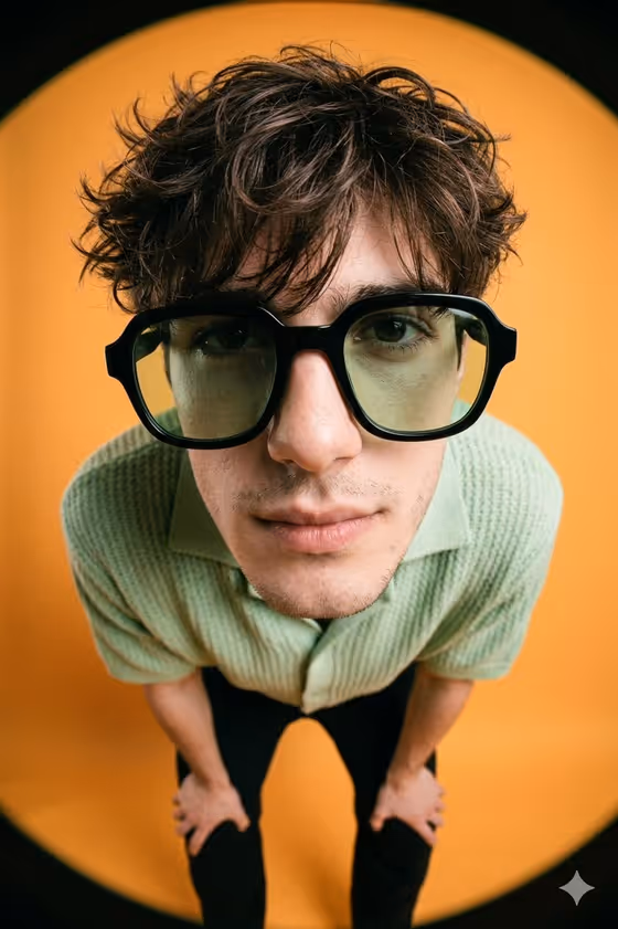 Fisheye Fashion Portrait