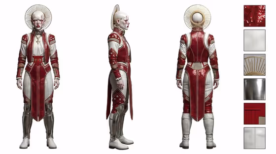 Character Turnaround Sheet template result