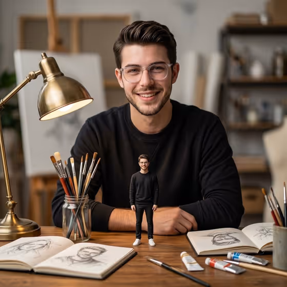 Miniature Self Portrait