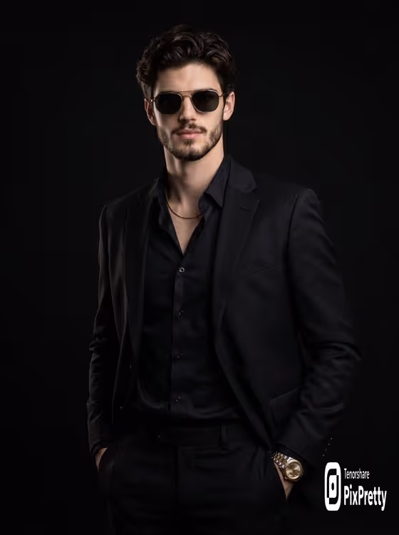 Black Editorial Portrait template result