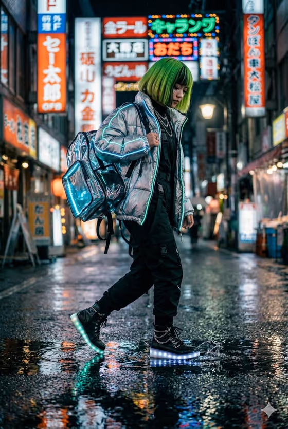 Cyberpunk Streetwear template result