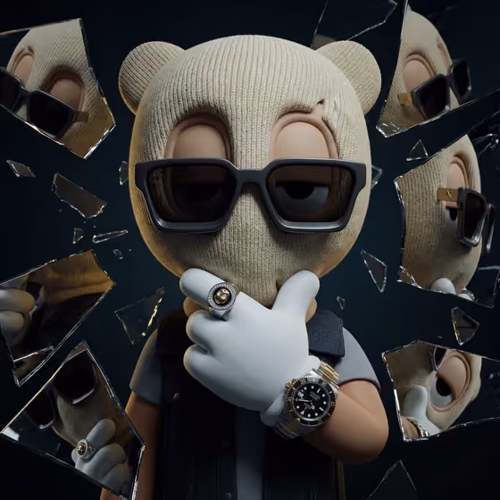 Shattered Luxury Portrait
