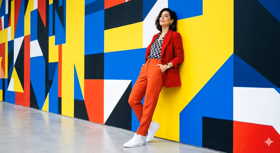 Editorial Fashion Shoot template result