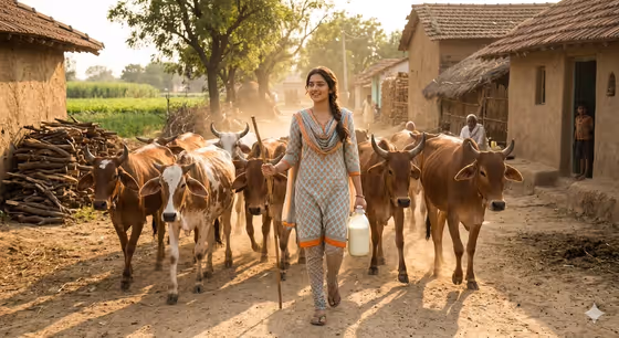 Rustic Village Portrait