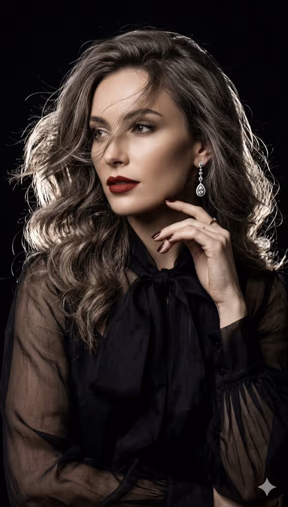 Chiaroscuro Fashion Portrait
