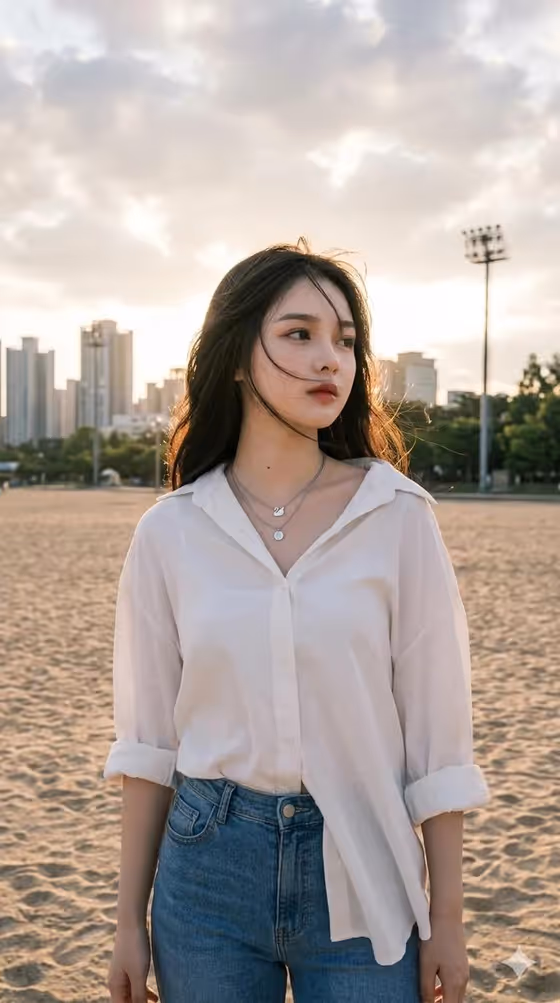 Urban Beach Portrait