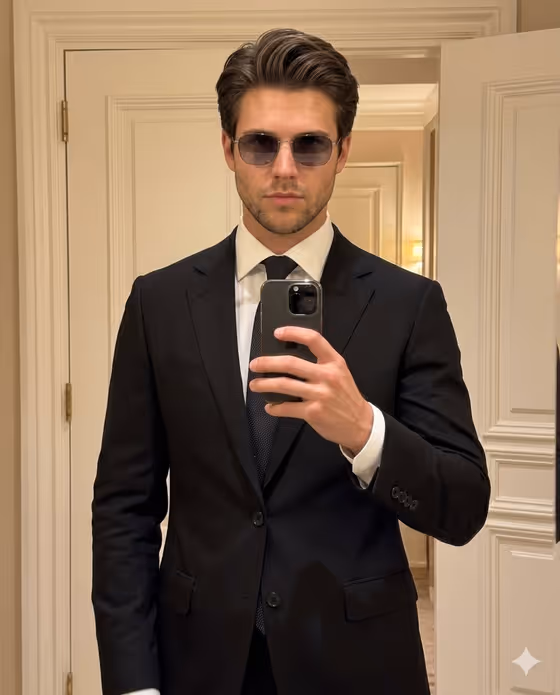 Fashion Mirror Selfie template result