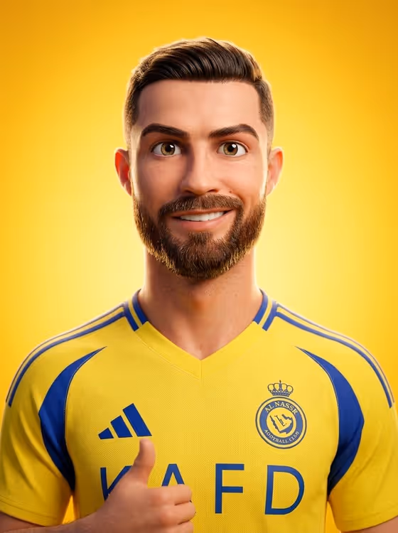 Sports Hero Portrait template result