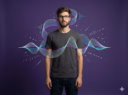 Audio Aura Portrait template result