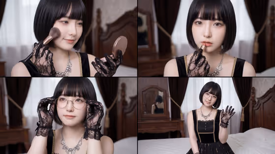 Soft Makeup Close-Up template result