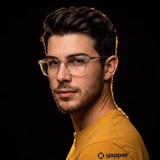 Cinematic Rim Portrait template result