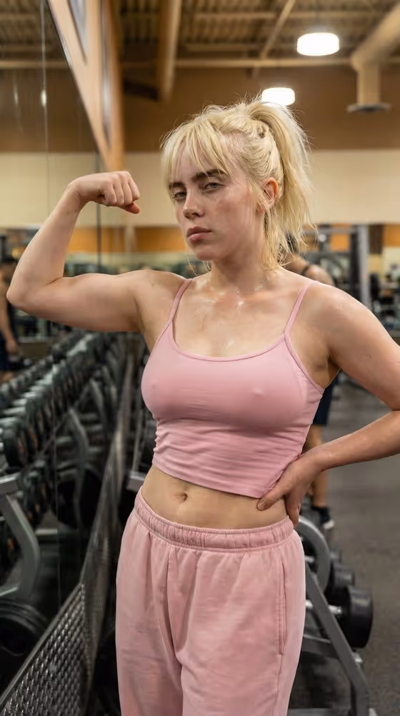 Gym Flex Selfie