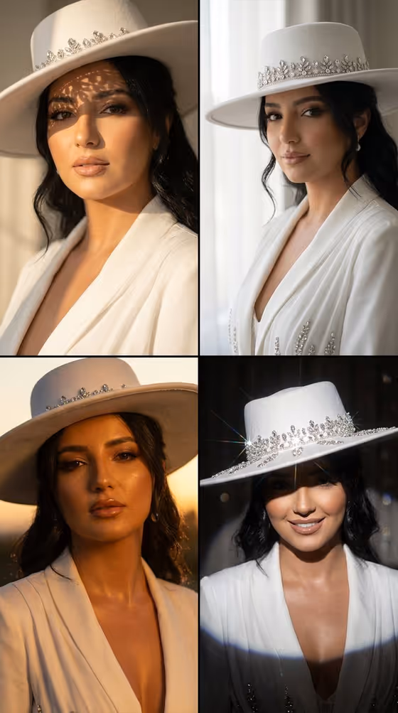 Luxury Hat Grid template result
