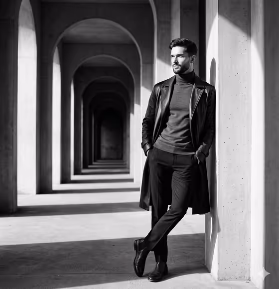 Noir Colonnade Portrait template result