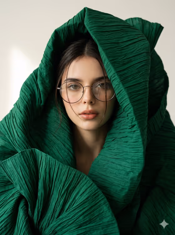 Sculptural Fabric Portrait template result