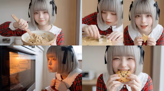 Cozy Cookie Baking template result
