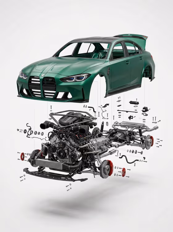 Exploded Car Ad