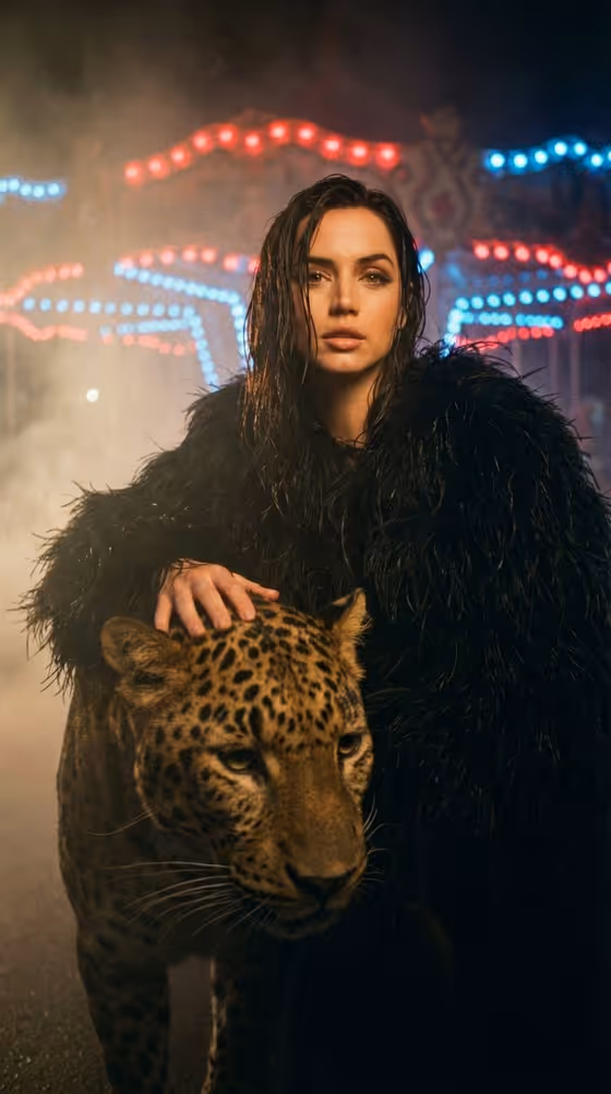Leopard Couture Portrait