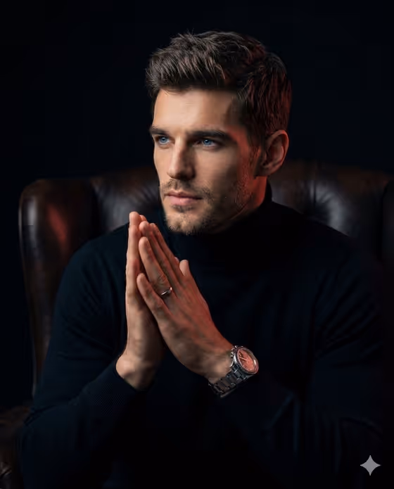 Moody Portrait template result