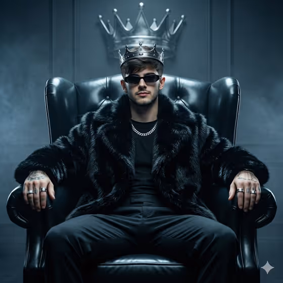 Fashion Throne Portrait