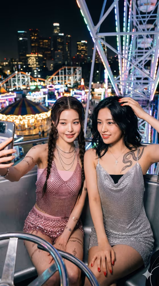 Ferris Wheel Selfie