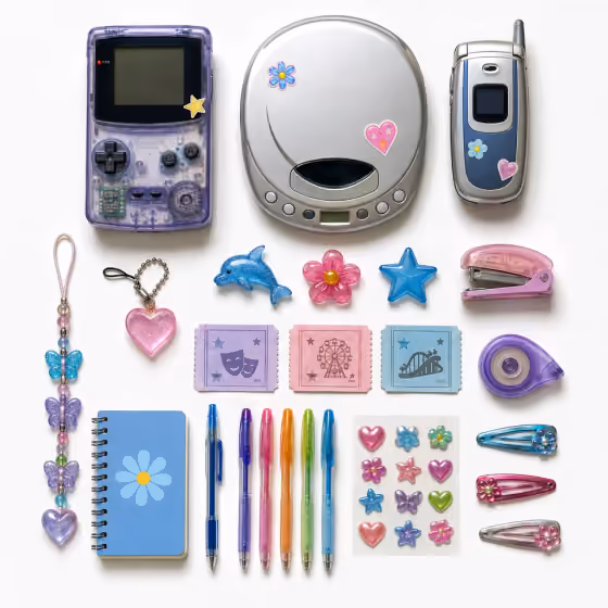 Time Capsule Flat Lay
