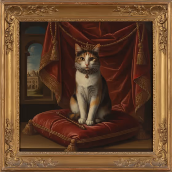 Regal Pet Portrait