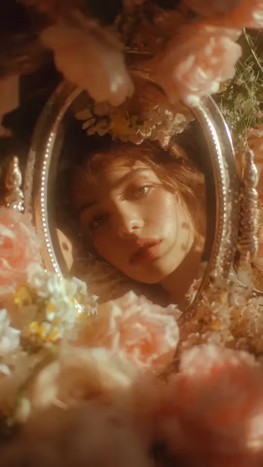 Dreamy Mirror Portrait