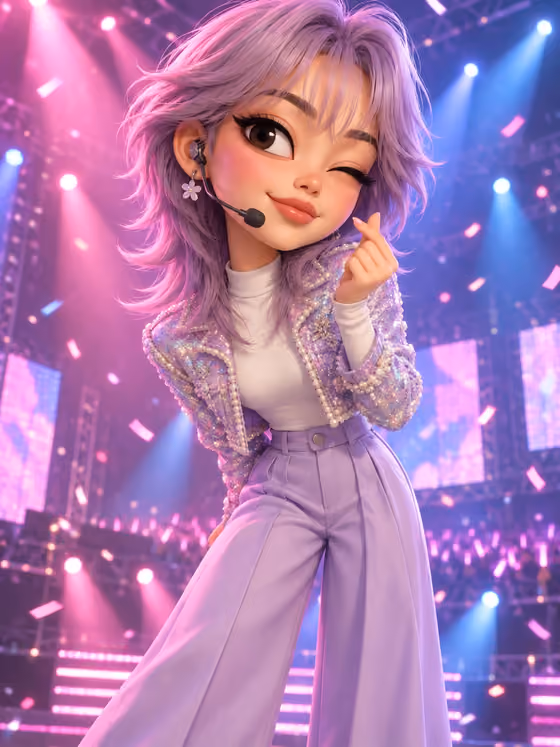 Stage Idol 3D Caricature