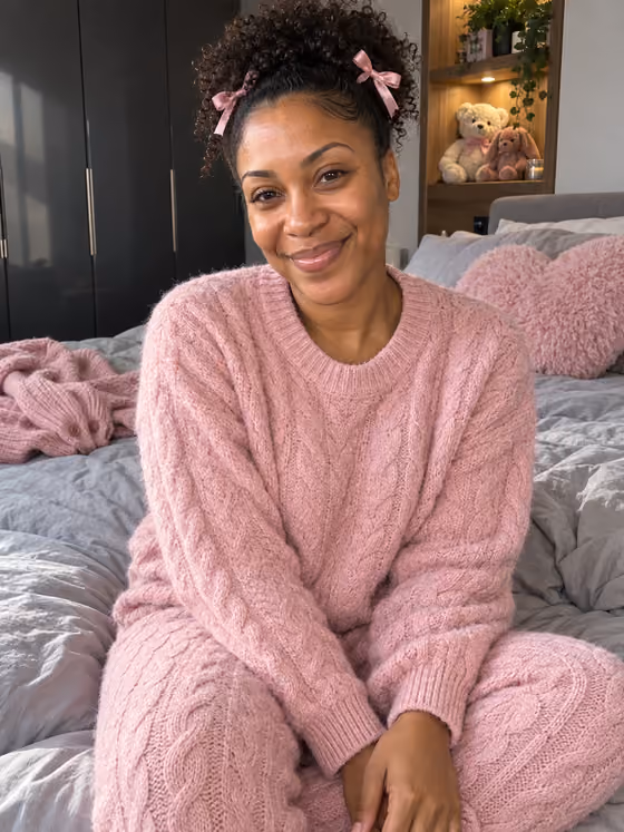 Bedroom Knit Portrait template result