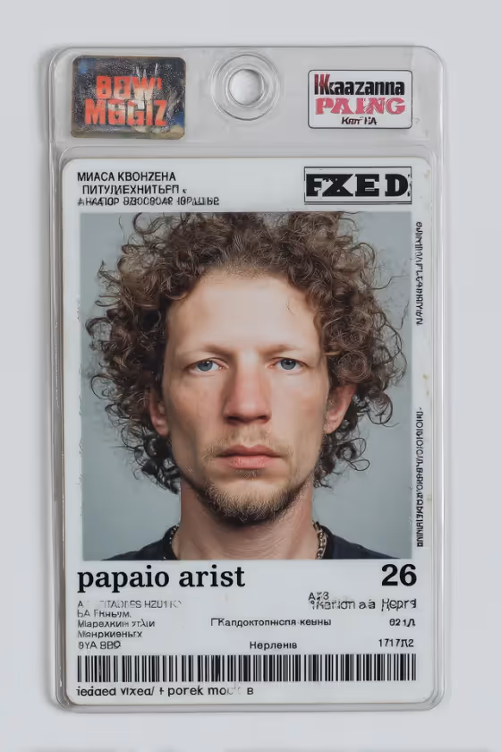 Artistic ID Badge